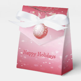 Rosa Dekorativ julklapp Boll Helgdag Gift Box Presentaskar