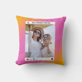 rosa Dekorativ kudde är den bästa fotovän