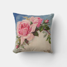 Rosa dekorativ kudde för vintage