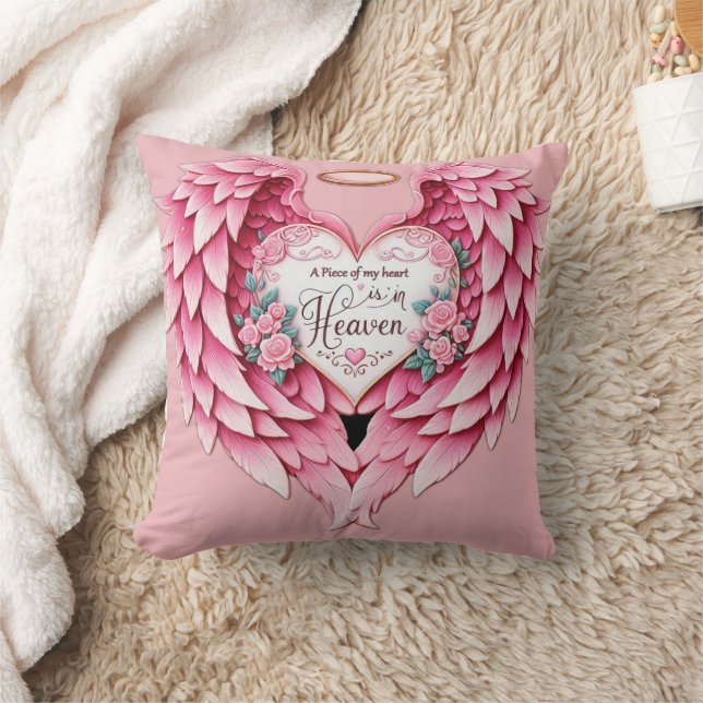 Rosa Dekorativ kudde Memorial Heaven Mor (Filt)