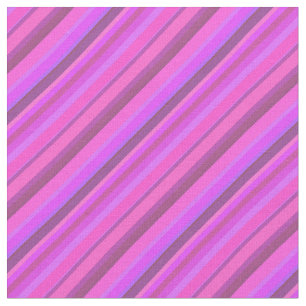 Rosa diagonal rand tyg