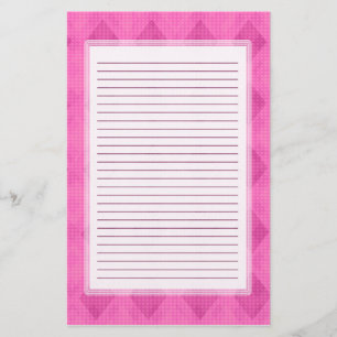 Rosa diamant fodrad brevpapper