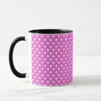 Rosa Diamant Tvåton Mugg