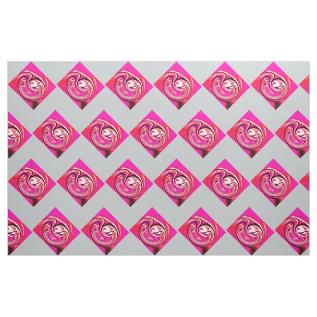 Rosa diamanter tyg (Fat Quarter)