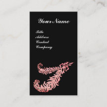 ROSA DIAMOND FEATHERS JEWEL MONOGRAM BLACK
