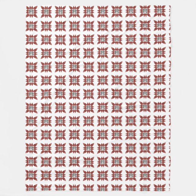 Rosa Diamond Fleecefilt (Framsidan)