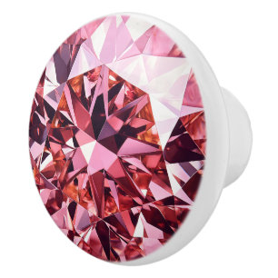 Rosa Diamond Mönster Knopp