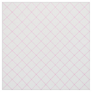 Rosa Diamonds Lattice Söt Fabric Tyg