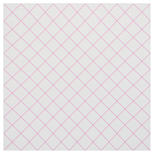 Rosa Diamonds Lattice Söt Fabric Tyg (Provkarta)