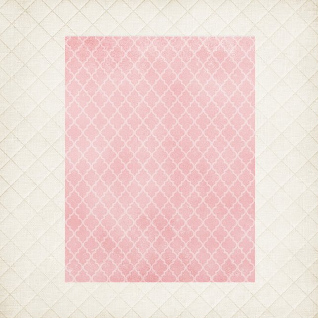 Rosa Diamonds Scrapbook Papper (Skapare uppladdad)