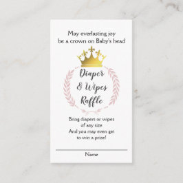  Rosa DIAPER WIPES RAFFLE Christian Tilläggskort