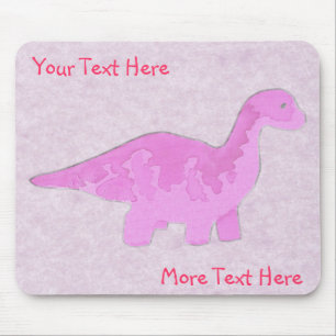 Rosa Dino Mousepad Musmatta