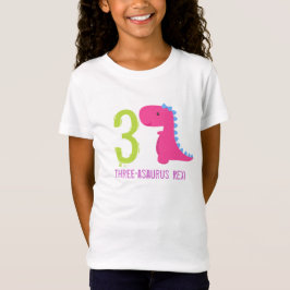 Rosa Dinosaur Birthday Shirt Girl Dinosaurs T