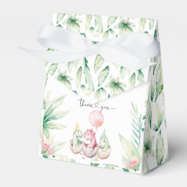 Rosa dinosaur förmånslåda presentaskar