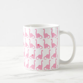 Rosa Dinosaurmugg Kaffemugg