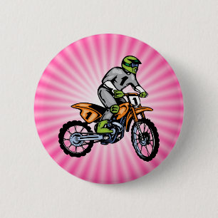 Rosa Dirt Bike. Knapp