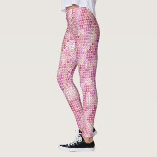 Rosa Disco Dots Leggings