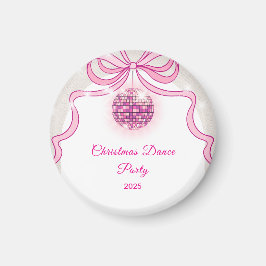 Rosa Disco Gnistra Girls' jul Party Magnet
