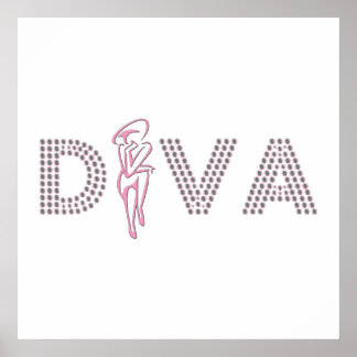 Rosa Diva Poster