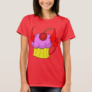 Rosa Djävulen Cuptårta T-Shirt