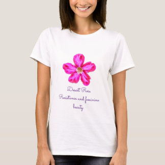 Rosa do deserto vermelha t shirt