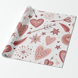 Rosa Doddle Hearts Arrows Valentine Presentpapper