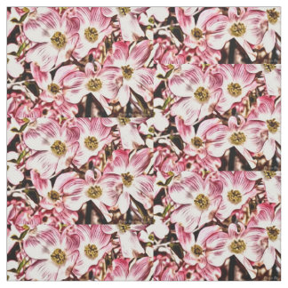 Rosa Dogwood Fabric Tyg