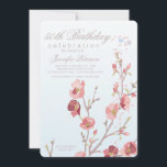 Rosa Dogwood Födelsedagsfest inbjudan<br><div class="desc">Snyggt att skicka och ta emot, en feminin födelsedagsfest inbjudan av en hundträ gren som är perfekt i vilken ålder som helst. Kortet är enkelt att anpassa med text, teckensnitt, teckensnitt färg och val av sex pappra typer. Inte exakt vad du är tittar för? Alla våra produkter kan vara designad...</div>