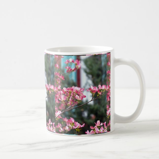 Rosa Dogwood Kaffemugg (Höger)