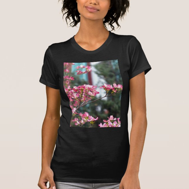 Rosa Dogwood T-shirt (Framsida)