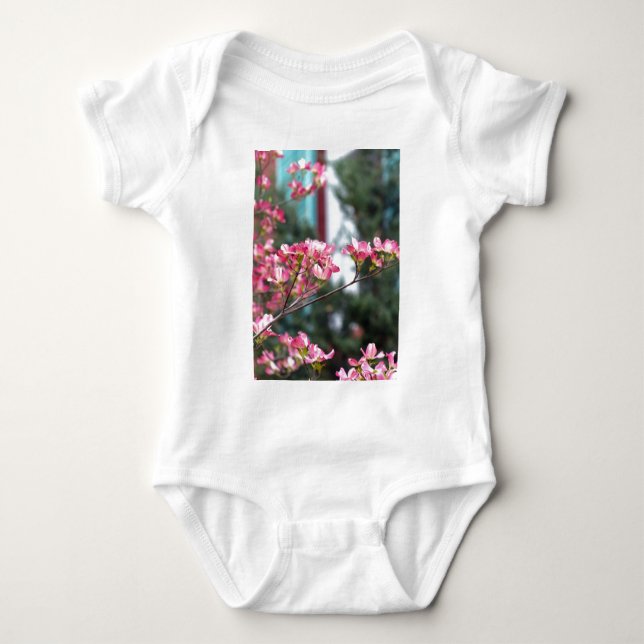 Rosa Dogwood Tee Shirt (Framsida)
