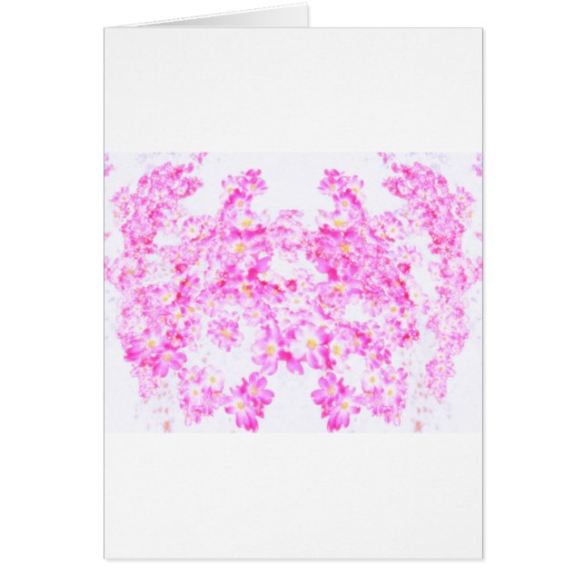 Rosa Dogwoodblommar Hälsningskort (Framsidan)