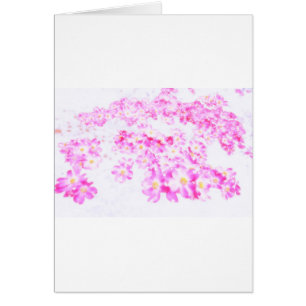 Rosa Dogwoodblommar Hälsningskort