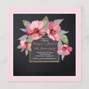 Rosa Dogwoodinbjudan Inbjudningar