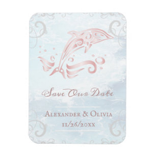 Rosa Dolphin Spara datum magneter