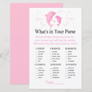 Rosa Dolphin What's in your purse match