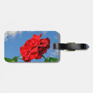 Rosa Don Juan med blå himmel Bagagebricka