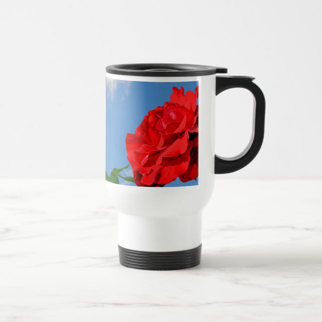 Rosa Don Juan med blå himmel Mugg (Höger)