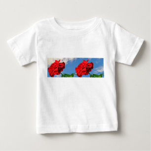 Rosa Don Juan med blå himmel T Shirt
