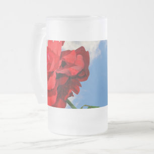 Rosa Don Juan med en blå himmel Mugg