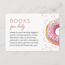 Rosa Donut Bokar för Baby