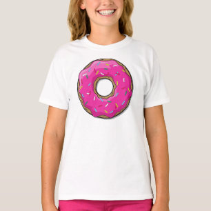 Rosa Donut, Doughnut, Icing, Sprinkles, Frosting T Shirt