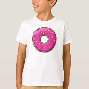 Rosa Donut, Doughnut, Icing, Sprinkles, Frosting T Shirt