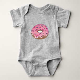 Rosa Donut Doughnut Sprinkles Breakfast Junk Food T-shirt