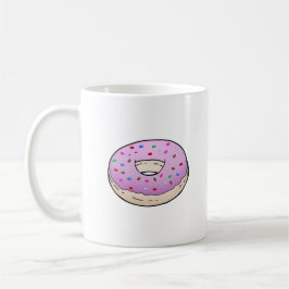 Rosa Donut Kaffemugg