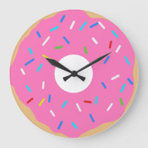 Rosa Donut med sprinkler
