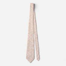 Rosa Donut Necktie för Groom eller Groomsman