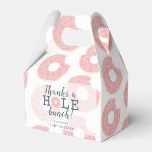 Rosa Donut Tack Baby Shower Gift Favoritbox Presentaskar