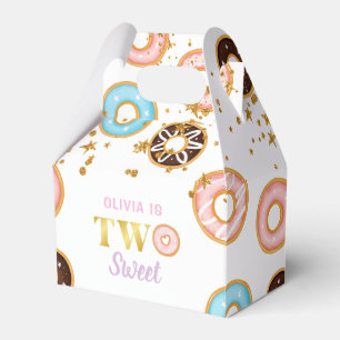 Rosa Donuts 2 Sweet 2nd Birthday Presentaskar