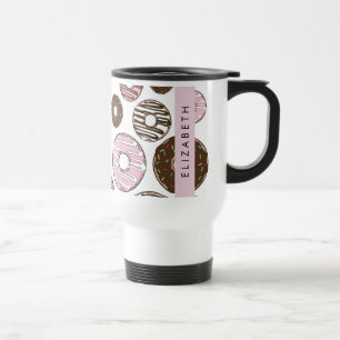 Rosa Donuts, Brown Donuts, Sprinkles, ditt namn Resemugg